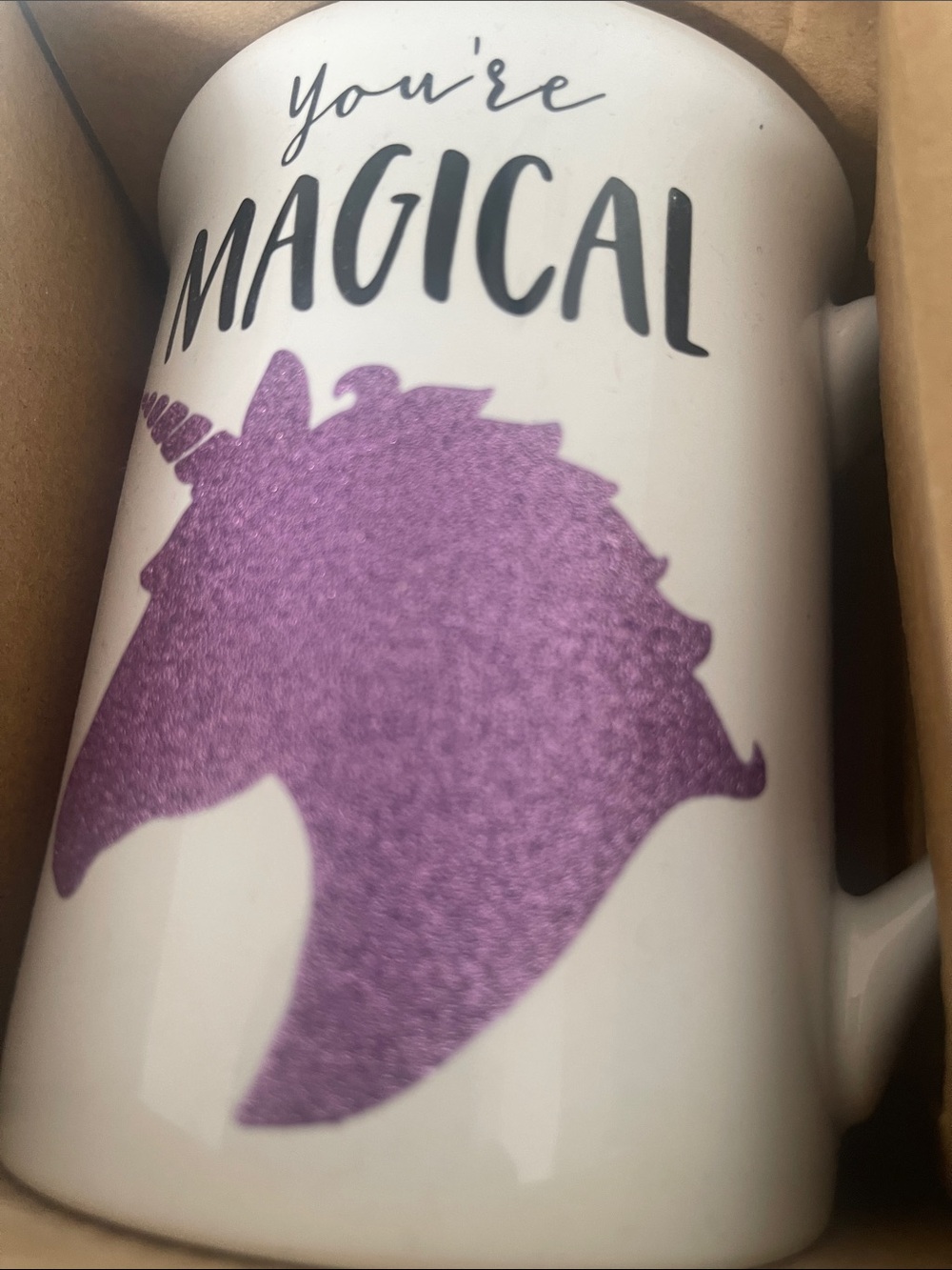 You're Magical Purple Unicorn Ceramic Mug - Home Dining - Picture 4 of 4